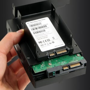 2.5인치 SSD 3.5인치 HDD PCI 슬롯 설치 하드 가이드 철재 HDD본체 PC 추가하고싶을때 HB887