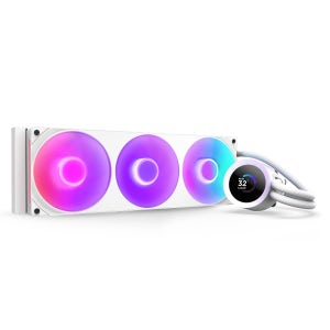 NZXT KRAKEN Plus 360 RGB v2 (White) CPU 수냉쿨러 커스터마이징 디스플레이 240해상도 (DHCNC)