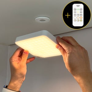 사각 대용량 센서등 무타공 LED 천장 자석 현관 화장실 무선 파카이라이트