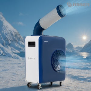 아쎈 이동식에어컨 미니 1구 소형 캠핑용 야외 주방용 업소용 AT-3300