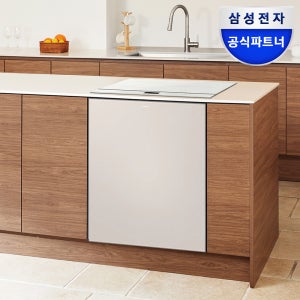 삼성 비스포크 14인용 열풍 AI 히든 식기세척기 필터내장형 색상선택+3구 화이트 인덕션