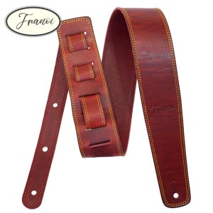 프라노이 이태리 FA6002 relic DR 레릭 다크 레드 기타 스트랩/멜빵