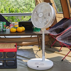 신일 조용하고 강력한 BLDC모터 7엽날개 35cm 폴딩 접이식 무선선풍기/탁상용선풍기 미니선풍기 캠핑선풍기