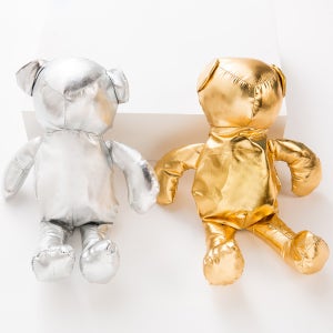 곰돌이 장바구니 휴대용 접이식 인형 키링 마트 시장 가방 에코백