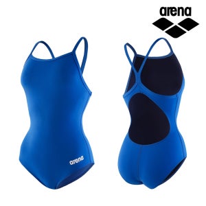 아레나 팀스 여성 솔리드 라이트 드롭백 원피스 수영복 004767 ROYAL