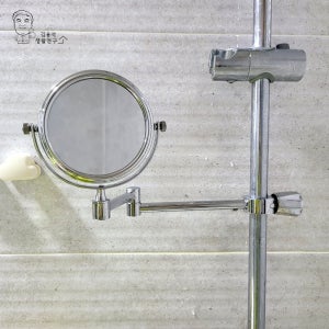 샤워바 거울 면도거울 욕실 화장실 무타공 면도경 샤워거울