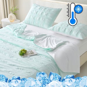 올포베딩 아이스 스퀘어 냉감이불 시원한 여름이불