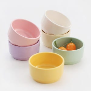 멜라민 소스 볼 6.5cm 시리얼 스프 양념 간식 미니 스택 그릇 6color