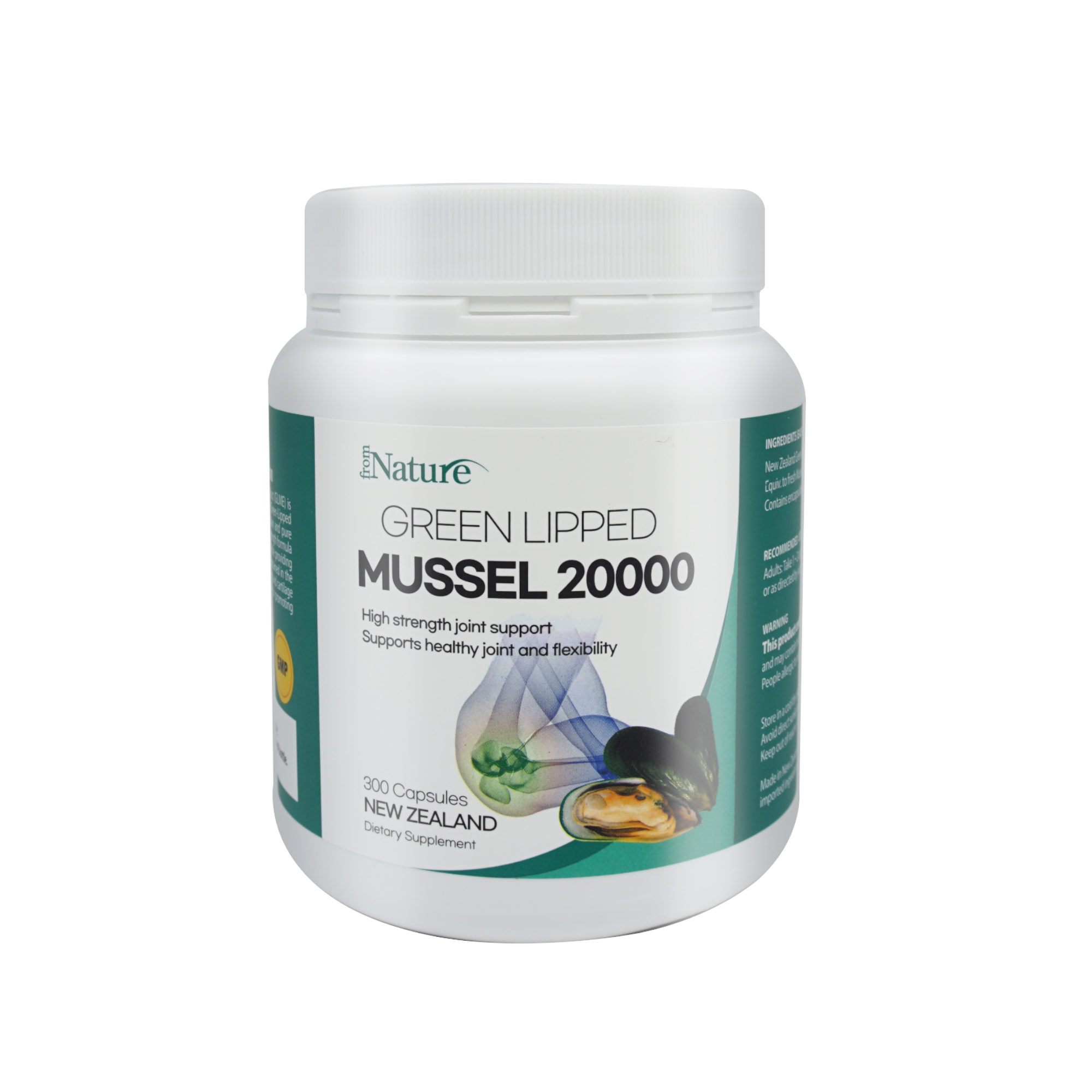 GreenLipped 초록홍합 뉴질랜드 그린머슬 MUSSEL 20,000mg 300캡슐