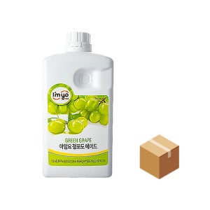 아임요 에이드베이스 청포도 1.5L, 6개