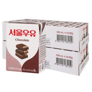 초코 멸균우유 간식 식사대용 환자식 200ml x 48입