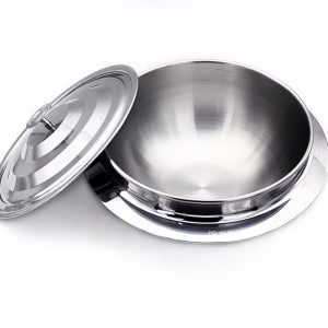 스텐 3중 가마솥 화덕 대형 솥단지 가마솥뚜껑 삼중 스텐솥 60cm