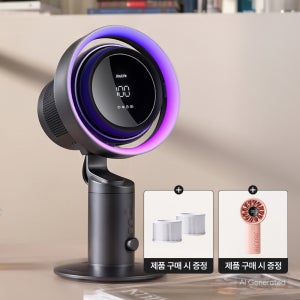 소형 탁상용 선풍기 쎠큘레이터 사무실 책상 테이블 회전 무선 써큘레이터 선풍기 프로3