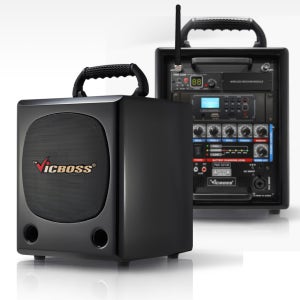 빅보스 PWA-H631UB 200W 충전 앰프스피커 블루투스 USB 무선1개 VICBOSS