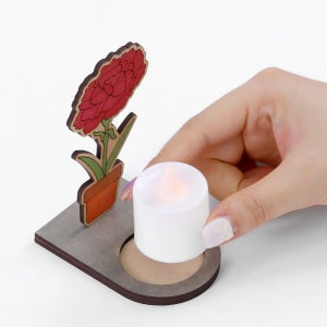 카네이션 화분 무드등 팬시우드 만들기 도안 채색 색칠 돌봄교실 어린이 초등 diy 세트 어버이날 가정의달 키트