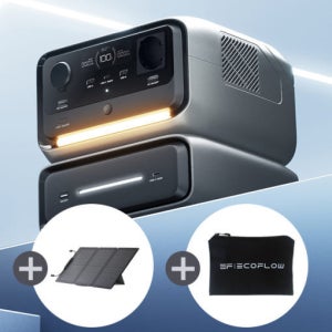 에코플로우 리버3맥스 (리버3 플러스+EB300 배터리) 파워뱅크 572Wh 태양광패널증정
