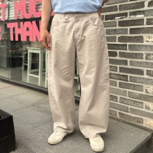 남자 디링 퍼티그 팬츠 스트릿 웨어 루즈핏 캐주얼 바지