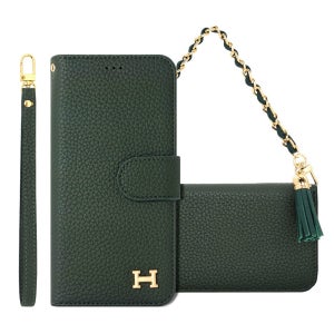 애쉬 다이어리 뒷면 지퍼 지갑 케이스 카키그린, 갤럭시 퀀텀5