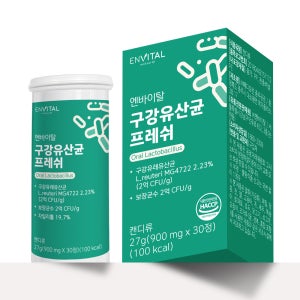 엔바이탈 구강유산균 프레쉬 30정, 1개