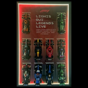 스피드챔피언 F1시리즈 10종 액자 LED 포함 차량 미포함