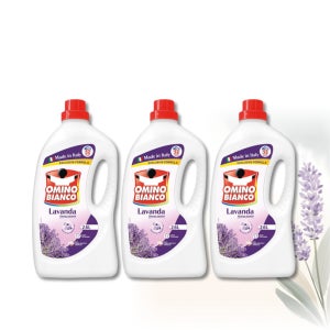 일반 드럼세탁기 겸용 농축 액체세제 오미노비앙코 라벤더 세탁세제 2.6L, 3개