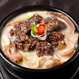 [경기 미식기행] 백암 순대국 고기순대국밥 640G 외 얼큰순대국 국내산 순대 탕육 해장국 참도깨비