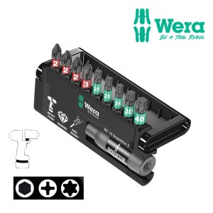 베라 WERA 임팩 비트 세트 Bit-Check 10 Impaktor 2 057682