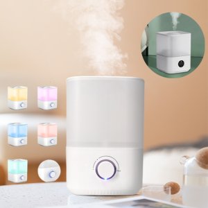 초음파 대용량 가습기 스마트 무소음 간편 통세척 가습기 4L 화이트