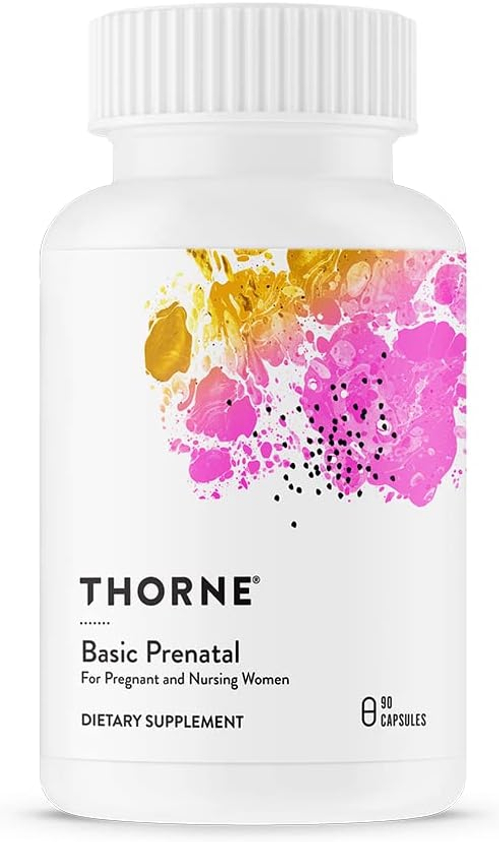 쏜리서치 Basic Prenatal <b>엽산</b> 멀티 18가지 비타민 미네랄 플러스 콜린 90캡슐