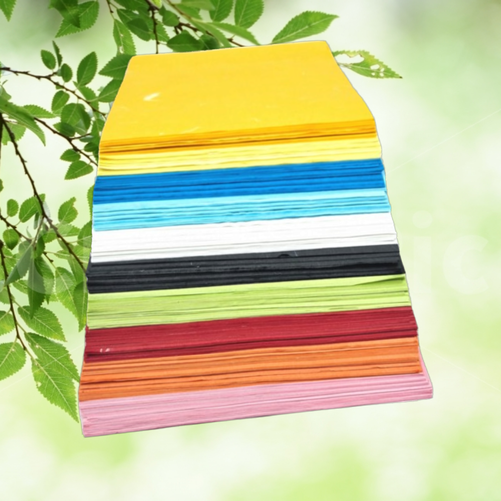 색종이 공예 한지 색한지 30cm 칼라 120매 재단