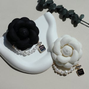 까멜리아 플라워 코사지 브로치 라지 핸드메이드 멧갈라 브롯지 꽃사지