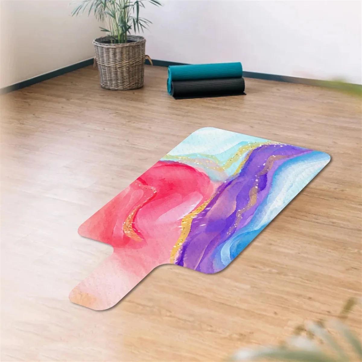 코어 매트리스 땀 흡수 미끄럼 방지 홈 피트니스 요가 매트 균형 훈련 필라테스 운동용 기본