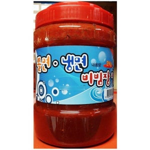 업소용 식당 식자재 예그린식품 쫄면장 예그린 2kg 물 칡 비빔 다대기 막국수 메밀 육수 평양 쫄면