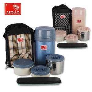 국산 아폴로 보온도시락 APL1100 수능도시락 보온밥통 죽통 국통 학생 직장인 예쁜도시락통