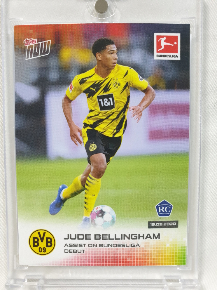 2020-21 TOPPS NOW 탑스 나우 #24 주드 벨링엄 루키 보루시아 도르트문트 분데스리가 축구 카드