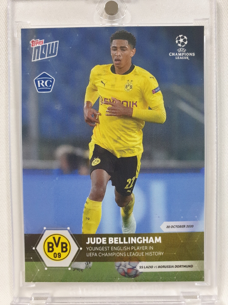 주드 벨링엄 루키 2020 TOPPS NOW 탑스 나우 #2 보루시아 도르트문트 분데스리가 챔피언스 챔스 리그 축구 카드