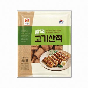 사조오양 쌀떡 고기산적 1kg