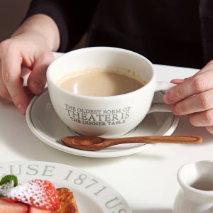 시라쿠스 레터링 카푸치노잔 카페라테잔 커피잔 홈카페