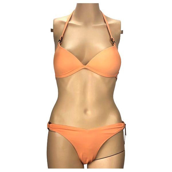 빅토리아 시크릿 핑크 수영복 세트 푸쉬업 비키니 탑 XL + 치키 하의 여름휴가패션