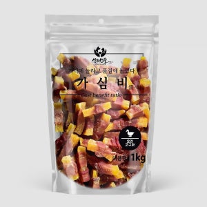 갓펫 가심비 사사미 오리 고구마 1kg 강아지 간식
