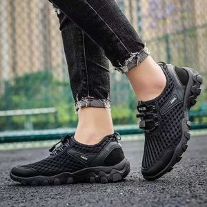 메쉬 아쿠아 경량 트래킹화 여름신발 사이즈 조임끈
