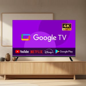 이브이 스마트 구글TV 109cm(43인치), 4K UHD 블랙, 기사방문 벽걸이설치