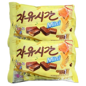 해태 자유시간 미니 180gX2개 초콜릿