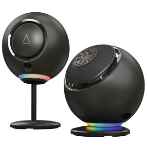 크리에이티브 페블 노바 블랙 색상 게이밍 영화 음악 PC용 RGB 조명 블루투스 스피커