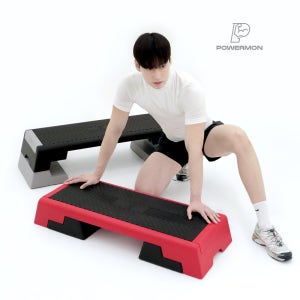 파워몬 스텝박스 대형 3단 계단 오르기 스텝퍼 하체 운동 기구 피트니스 런지 푸쉬업 홈트