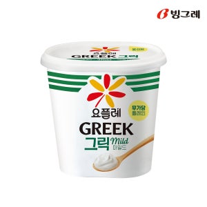 빙그레 요플레 그릭 마일드 무가당 900g X 4개 요거트