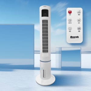 루베크 가정용 타워형 냉풍기 에어컨 선풍기 아이스팩 포함 RU-T1000