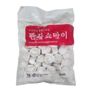 세미원푸드 관자쇼마이 1kg(25gx40알) 홍콩식 수제딤섬 해물만두 새우관자딤섬