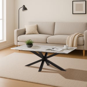 미라지가구 Heaven 헤븐 대리석 소파테이블 1300