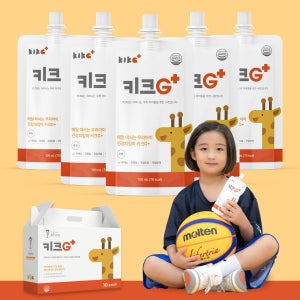키크G+ 프리미엄 키즈 녹용 어린이 청소년 건강 활력 에너지 액상차 음료 30포
